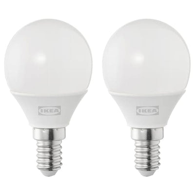 SOLHETTA - LED bulb E14 250 lumen, globe opal white - best price from Maltashopper.com 80498722