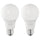 SOLHETTA LED bulb E27 470 lumen, globe opal white, 60 mm, 2 pack