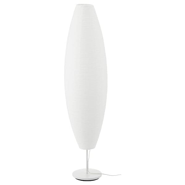 SOLLEFTEÅ Floor lamp - white oval , - best price from Maltashopper.com 40300110