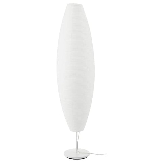 SOLLEFTEÅ Floor lamp - white oval , - best price from Maltashopper.com 40300110
