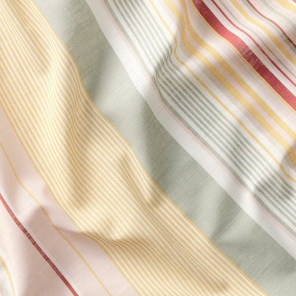 SOLMOTT - Fabric, pink multicolour/striped, 150 cm - best price from Maltashopper.com 00512784