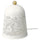 SOLSKUR LED table lamp, white/brass-colour, 16 cm
