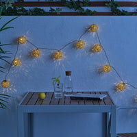 SOLVINDEN - LED lighting 12 lights, battery-operated/beige - best price from Maltashopper.com 10570599