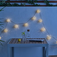 SOLVINDEN - LED lighting 12 lights, battery/white - best price from Maltashopper.com 70570600