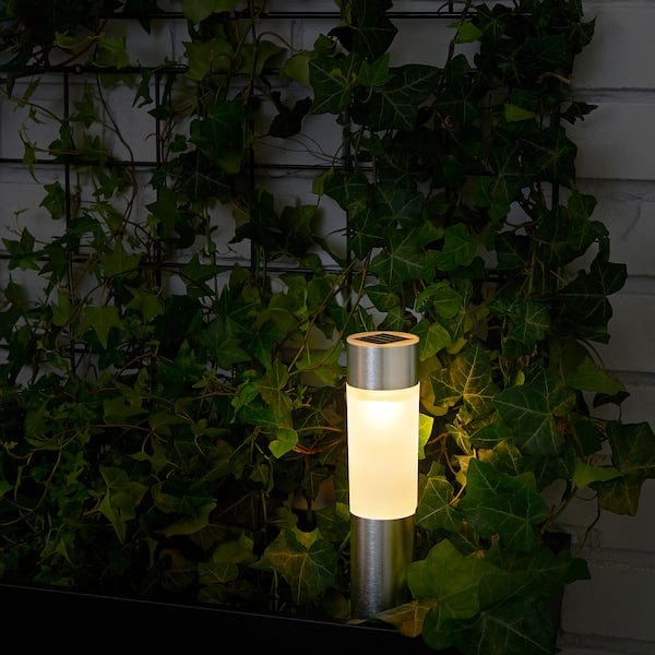 SOLVINDEN LED solar lighting cylinder colour aluminium