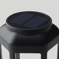 SOLVINDEN - LED/solar ground lighting, outdoor/transparent black - best price from Maltashopper.com 80514642
