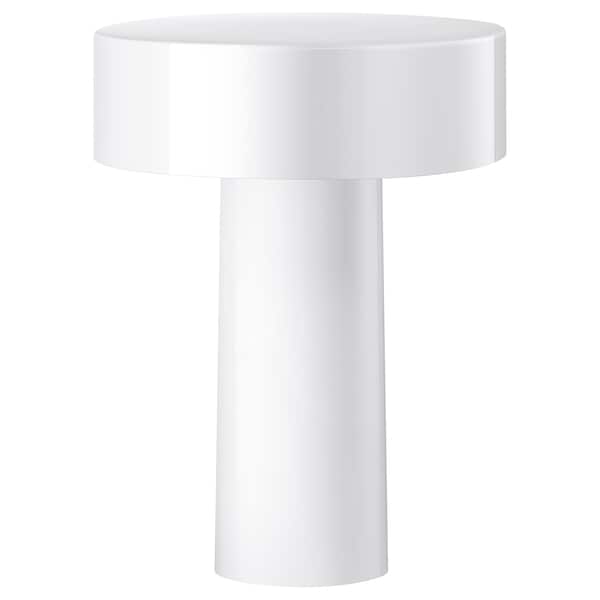 SOLVINDEN - LED table lamp, battery-powered/outdoor white,20 cm - best price from Maltashopper.com 40571903