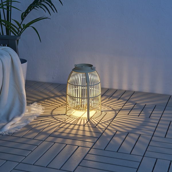 SOLVINDEN - LED floor lamp, battery-powered/outdoor,35 cm - best price from Maltashopper.com 60571860