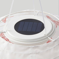 SOLVINDEN - LED energy sol pendant lamp, outdoor globe/red star,30 cm - best price from Maltashopper.com 80513949