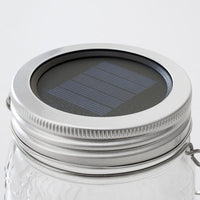 SOLVINDEN - Solar-powered LED table lamp, outdoor / transparent can,15 cm - best price from Maltashopper.com 60514596