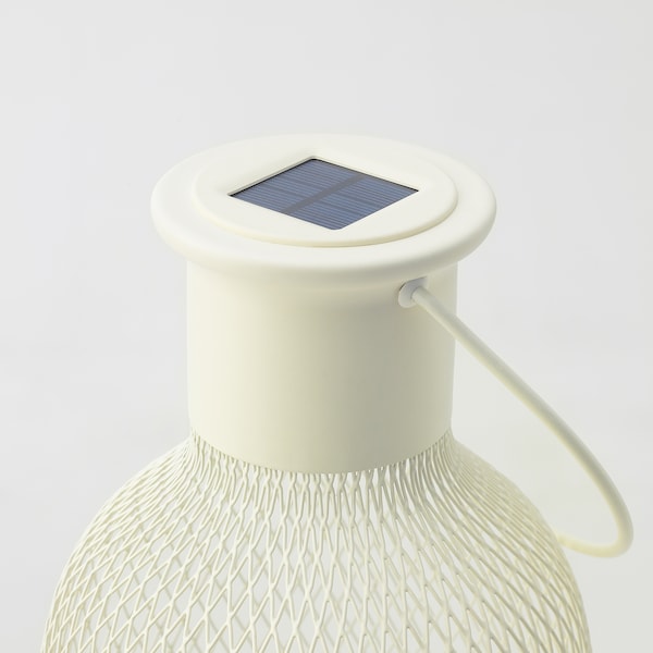 SOLVINDEN - Solar powered LED lantern, outdoor/network white,29 cm - best price from Maltashopper.com 80513845