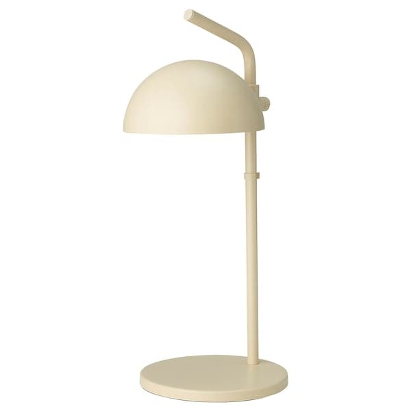 SOMMARLÅNKE - LED decorative table lamp, beige/battery-operated outdoor