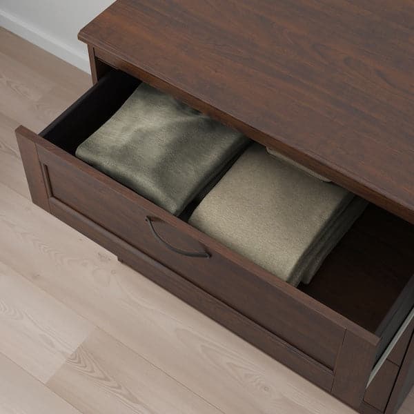 SONGESAND - Chest of 3 drawers, brown , 82x81 cm - best price from Maltashopper.com 90366764