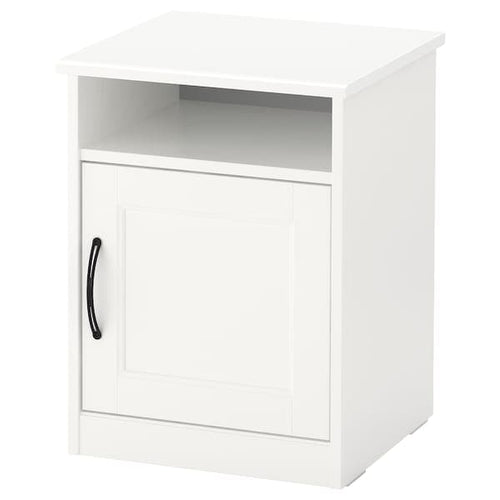 SONGESAND - Bedside table, white, 42x40 cm