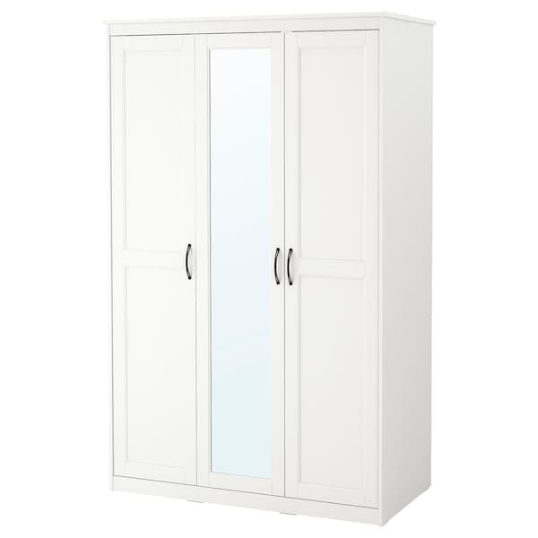 SONGESAND - Wardrobe, white, 120x60x191 cm - best price from Maltashopper.com 90347351