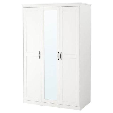 SONGESAND - Wardrobe, white, 120x60x191 cm - best price from Maltashopper.com 90347351