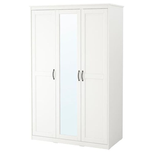 SONGESAND - Wardrobe, white, 120x60x191 cm