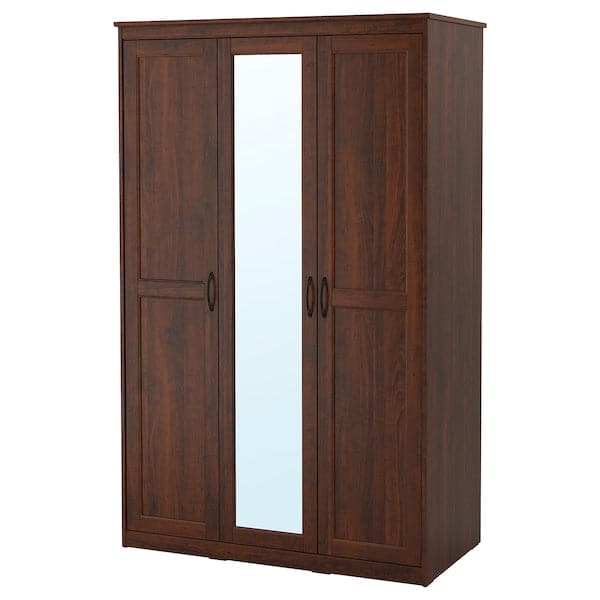 SONGESAND - Wardrobe, brown , 120x60x191 cm