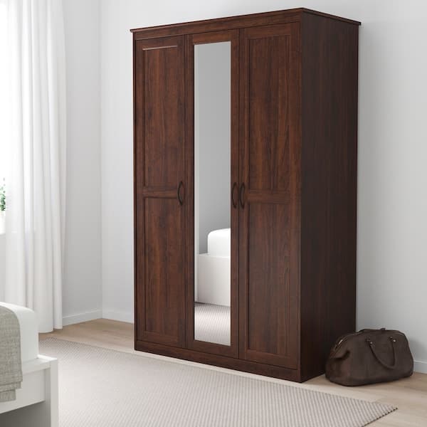 SONGESAND Wardrobe, Brown | IKEA Malta – Maltashopper.com