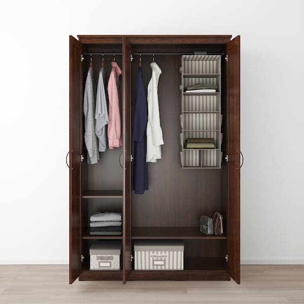 Ikea SONGESAND - Wardrobe, brown , 120x60x191 cm