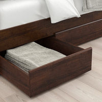 SONGESAND Set of 2 containers under beds - brown 200 cm , 200 cm - best price from Maltashopper.com 80372534