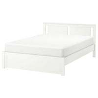 SONGESAND Bed structure - white/Leirsund 160x200 cm - best price from Maltashopper.com 79241290