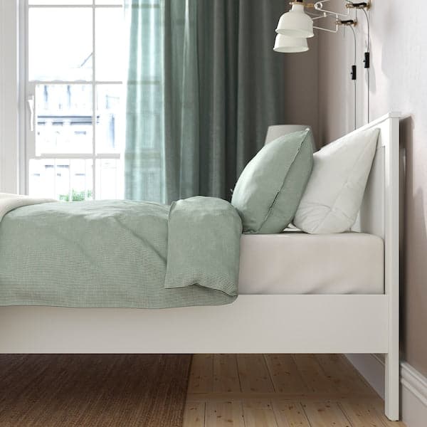 SONGESAND Bed structure - white/Lönset 140x200 cm , 140x200 cm - best price from Maltashopper.com 79241285