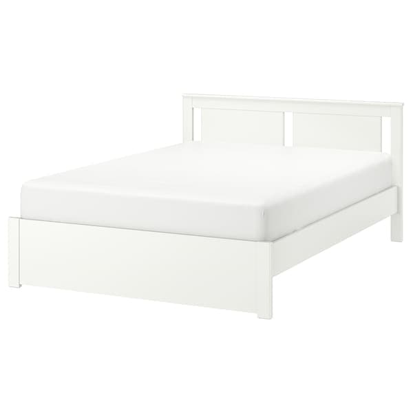Ikea SONGESAND Bed structure - white/Luröy 140x200 cm , 140x200 cm