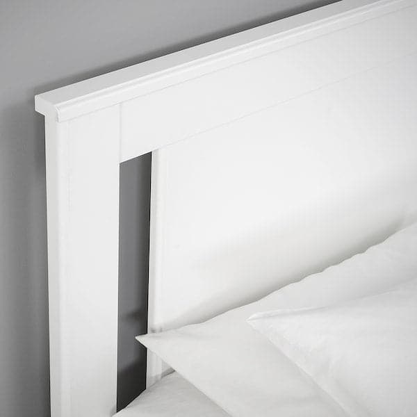 SONGESAND Bed structure with container - white 160x200 cm , 160x200 cm - best price from Maltashopper.com 70443315