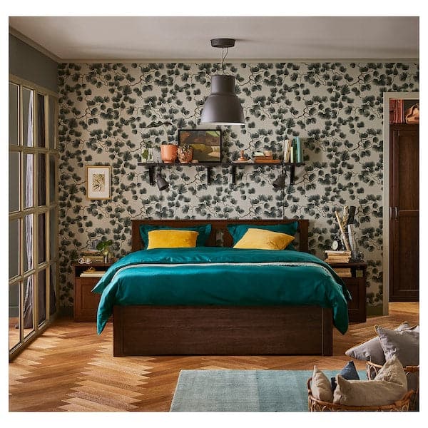 SONGESAND Bed structure - brown/Lönset 160x200 cm , - Premium Beds & Bed Frames from Ikea - Just €362.99! Shop now at Maltashopper.com