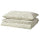 SORGMANTEL - SORGMANTEL Duvet cover and pillowcase, white/green, 150x200/50x80 cm