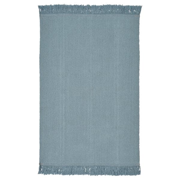 SORTSÖ - Rug, flatwoven, light blue, 55x85 cm - best price from Maltashopper.com 60528876
