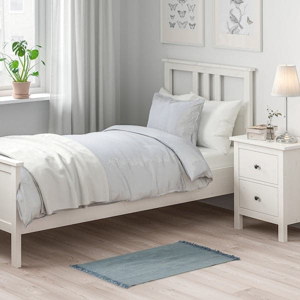 SORTSÖ - Rug, flatwoven, light blue, 55x85 cm - best price from Maltashopper.com 60528876