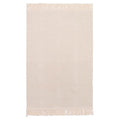 SORTSÖ rug, flatwoven, unbleached, 55x85 cm