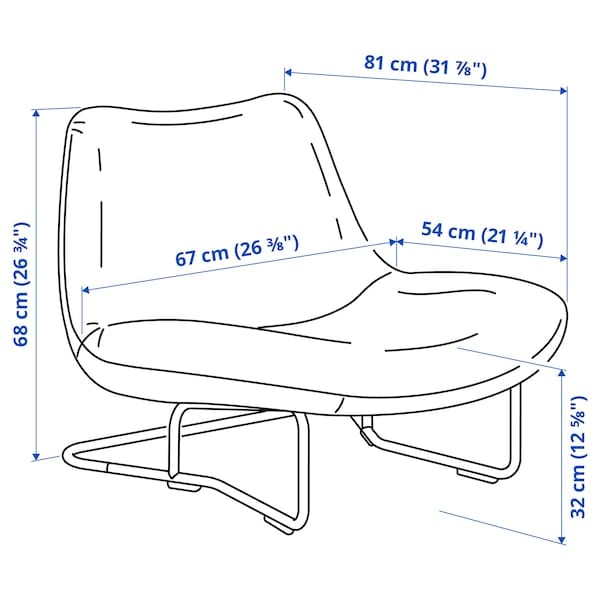 Ikea SOTENÄS - Armchair, Hakebo yellow