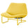 SOTENÄS armchair, Hakebo yellow, 67x68x81 cm