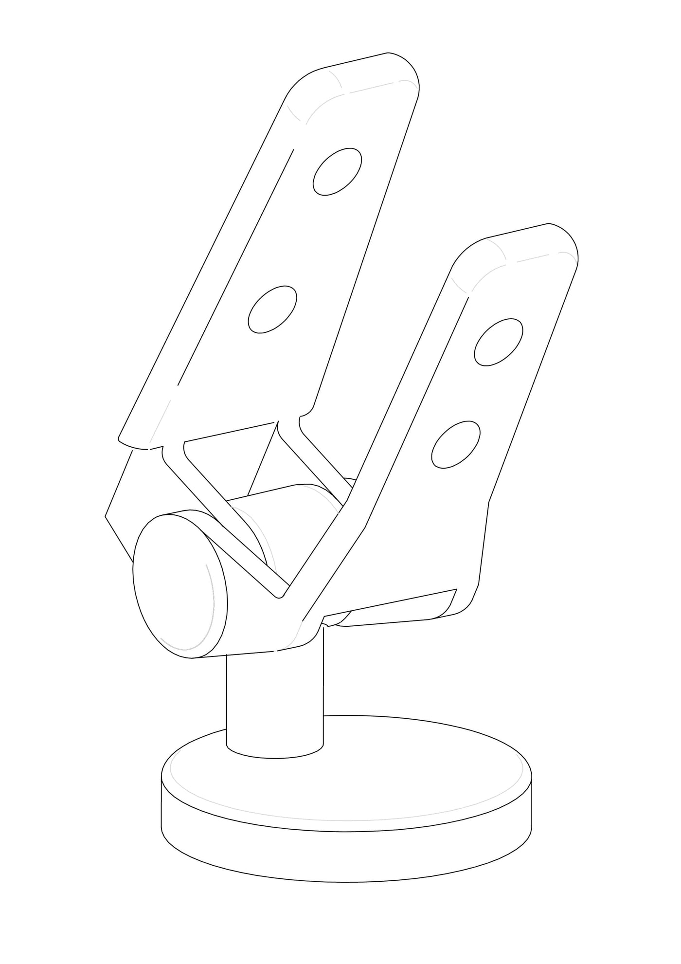 Bricocenter STANDARD CHROME WC HINGES
