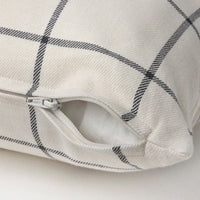 SPIKKLUBBA - Cushion cover, off-white/black, 50x50 cm - best price from Maltashopper.com 70526103