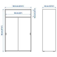 SPIKSMED - Cabinet combination, 119x32x97 cm - best price from Maltashopper.com 39503316