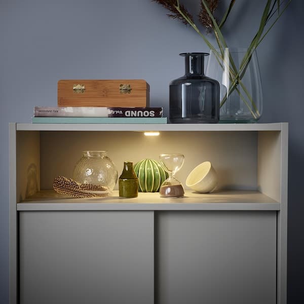 SPIKSMED - Cabinet, light grey, 60x96 cm - best price from Maltashopper.com 10520873