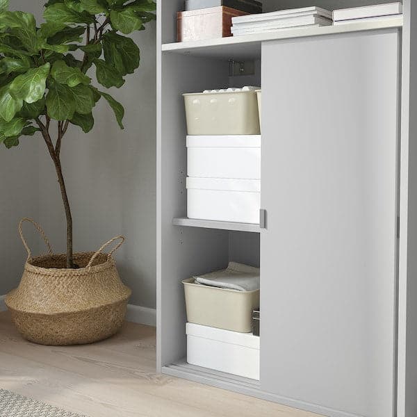 SPIKSMED - Cabinet, light grey, 60x96 cm - best price from Maltashopper.com 10520873