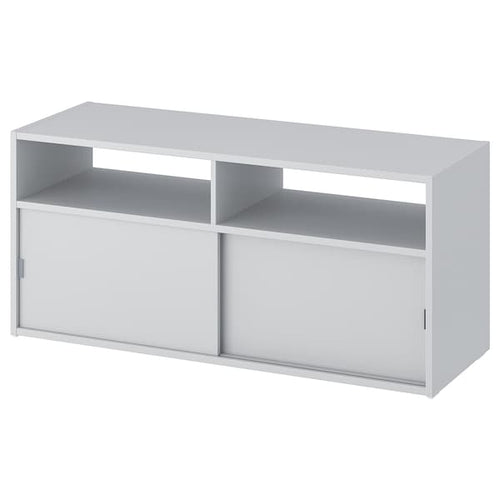 SPIKSMED - TV bench, light grey, 97x32 cm