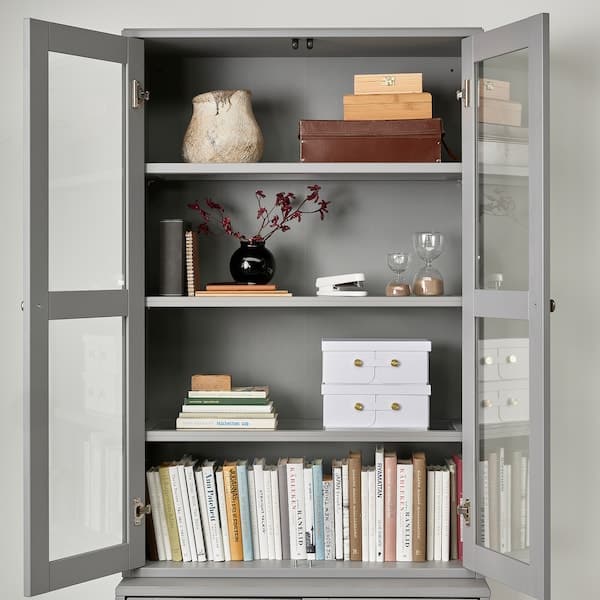 Ikea SPINNROCK - Box with compartments, white, 25x16x10 cm