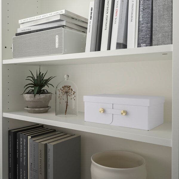 SPINNROCK - Box with compartments, white, 25x16x10 cm - best price from Maltashopper.com 10543049