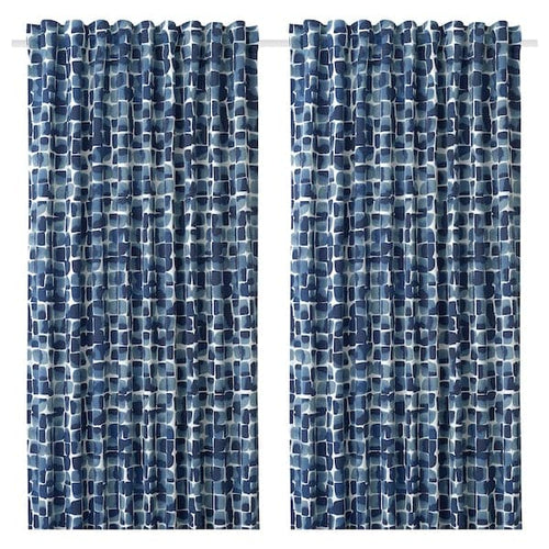 SPIRSTÅNDS - Tenda semioscurante, 2 teli, blu, , 145x300 cm