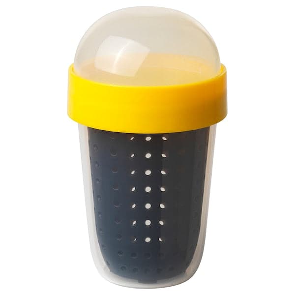 SPLITTERNY - Snack container, grey/yellow, 300 ml - best price from Maltashopper.com 10508965