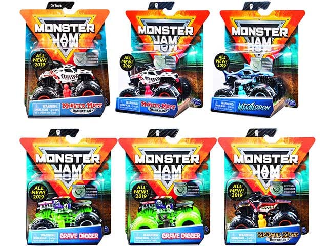 Monster Jam Vehicles 1 Pack 1:64 Ass.To