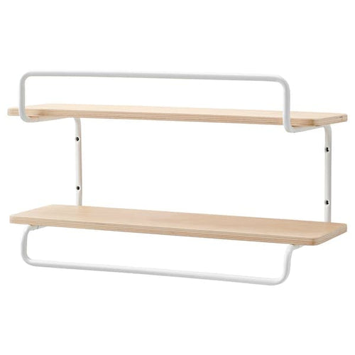 SPORTSLIG - Wall shelf for trophies, white/birch, 50x30 cm