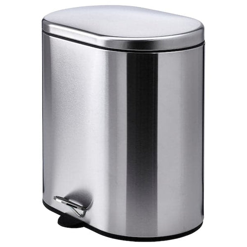 STABBEN - Pedal bin, stainless steel , 20 l