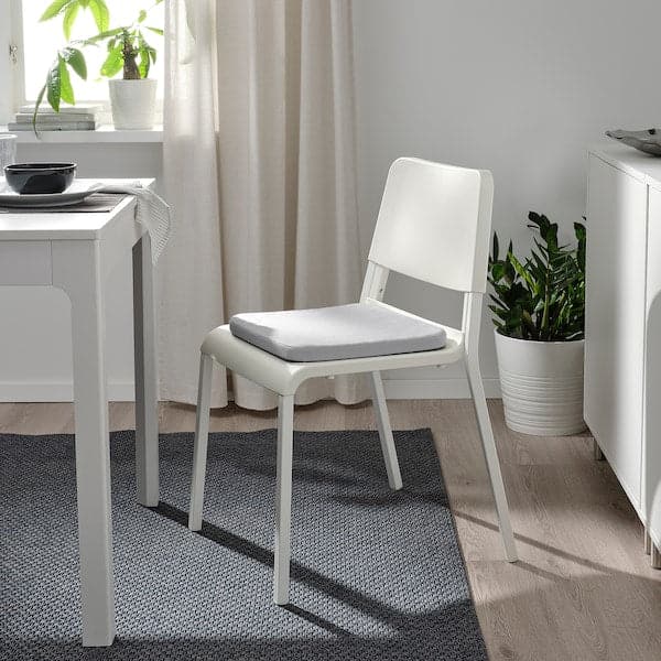 Ikea STAGGSTARR Chair cushion, light grey, 36x36x2.5 cm
